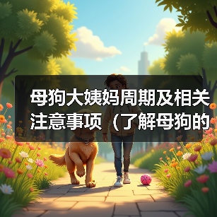 母狗大姨妈周期及相关注意事项(了解母狗的生理周期,为宠物的健康负责)(图3) 母狗大姨妈周期及相关注意事项(了解母狗的生理周期,为宠物的健康负责)(图3)