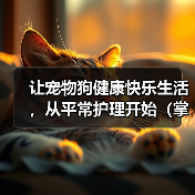 让宠物狗健康快乐生活,从平常护理开始(掌握这些要点,让狗狗更健康更快乐)(图2) 让宠物狗健康快乐生活,从平常护理开始(掌握这些要点,让狗狗更健康更快乐)(图2)