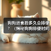 狗狗进食后多久会排便？（揭秘狗狗排便时间的秘密，了解你的宠物需求）（图1）