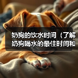 奶狗的饮水时间（了解奶狗喝水的最佳时间和频率）（图4）