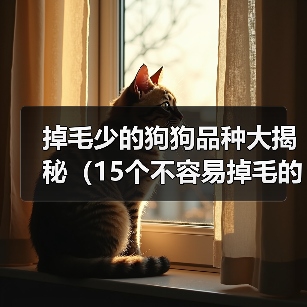 掉毛少的狗狗品种大揭秘（15个不容易掉毛的狗狗品种，让你家免受毛团团的困扰）（图4）