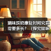 猫咪踩奶康复时间究竟需要多长?(探究猫咪踩奶行为的康复时间及关键因素)(图4) 猫咪踩奶康复时间究竟需要多长?(探究猫咪踩奶行为的康复时间及关键因素)(图4)