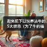 避免犯下以饲养法牛的5大禁忌（为了牛的福祉和养殖效益，请牧场主们谨记以下禁忌）（图3）