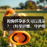 狗狗怀孕多久可以洗澡?(科学护理,守护母犬健康)(图1) 狗狗怀孕多久可以洗澡?(科学护理,守护母犬健康)(图1)