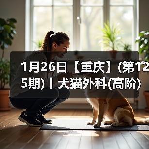 1月26日【重庆】(第125期)丨犬猫外科(高阶)班！含SUB(人人可实操)、乳糜胸等技术！（图1）