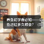 养鱼初学者必知——以鱼进缸多久喂食?(饲养新手必备知识,喂食频率关键解析!)(图1) 养鱼初学者必知——以鱼进缸多久喂食?(饲养新手必备知识,喂食频率关键解析!)(图1)
