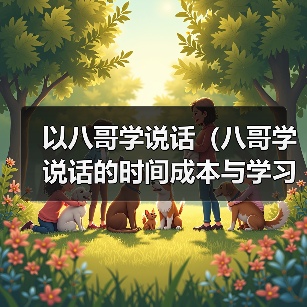 以八哥学说话(八哥学说话的时间成本与学习效率)(图3) 以八哥学说话(八哥学说话的时间成本与学习效率)(图3)