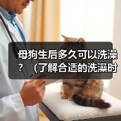 母狗生后多久可以洗澡？（了解合适的洗澡时间对母狗的重要性）（图3）