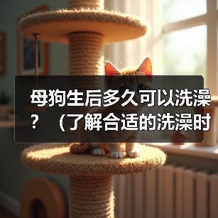母狗生后多久可以洗澡？（了解合适的洗澡时间对母狗的重要性）（图1）