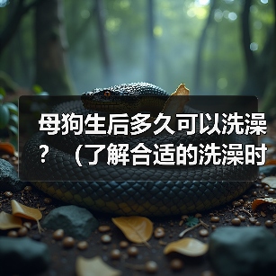 母狗生后多久可以洗澡？（了解合适的洗澡时间对母狗的重要性）（图4）