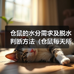 仓鼠的水分需求及脱水判断方法（仓鼠每天所需饮水量以及脱水症状的判断）（图1）